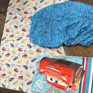 Disney Lightning McQueen Pillowcase - Red and Blue